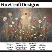 Serene weidebloemen bij nacht S4 ontkoppeling Tissuepapier