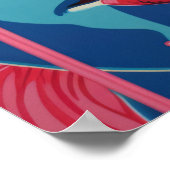 Serene Whispers: De dualiteit van kleur Poster (Hoek)