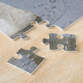 Serene White Swan Jigzaag Puzzle Legpuzzel (Zijkant)
