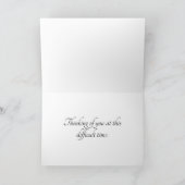 Serene White Swan Sympathcard Kaart (Binnen)