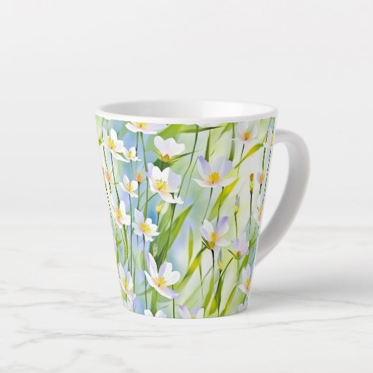 Serene Wildebloem Klein Latte Mok (Rechterhoek)