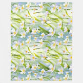 Serene Wildflower   Fleece Deken (Voorkant)