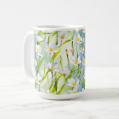 Serene Wildflower Klassieke Mok (Voorkant links)