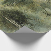 Serene Wilgenboom Reflectie Natuur Kunst (10) Cadeaupapier (Hoek)