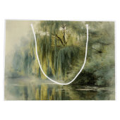 Serene Wilgenboom Reflectie Natuur Kunst (10) Groot Cadeauzakje (Achterkant)