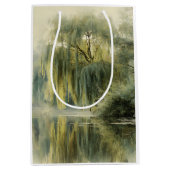 Serene Wilgenboom Reflectie Natuur Kunst (10) Medium Cadeauzakje (Voorkant)