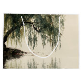 Serene Wilgenboom Reflectie Natuur Kunst (11) Groot Cadeauzakje (Achterkant)