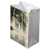 Serene Wilgenboom Reflectie Natuur Kunst (11) Medium Cadeauzakje (Voorkant Gekanteld)