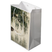 Serene Wilgenboom Reflectie Natuur Kunst (11) Medium Cadeauzakje (Achterkant Gekanteld)