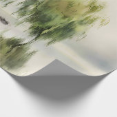 Serene Wilgenboom Reflectie Natuur Kunst (12) Cadeaupapier (Hoek)
