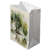Serene Wilgenboom Reflectie Natuur Kunst (12) Medium Cadeauzakje (Voorkant Gekanteld)