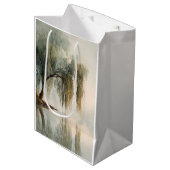 Serene Wilgenboom Reflectie Natuur Kunst (13) Medium Cadeauzakje (Voorkant Gekanteld)