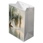 Serene Wilgenboom Reflectie Natuur Kunst (13) Medium Cadeauzakje (Achterkant Gekanteld)