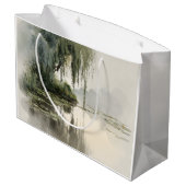 Serene Wilgenboom Reflectie Natuur Kunst (2) Groot Cadeauzakje (Achterkant Gekanteld)