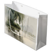 Serene Wilgenboom Reflectie Natuur Kunst (2) Groot Cadeauzakje (Voorkant Gekanteld)