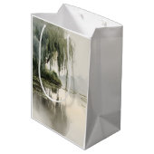 Serene Wilgenboom Reflectie Natuur Kunst (2) Medium Cadeauzakje (Achterkant Gekanteld)