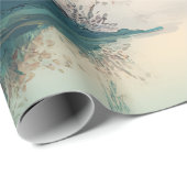 Serene Wilgenboom Reflectie Natuur Kunst (3) Cadeaupapier (Rol Hoek)