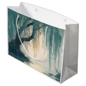 Serene Wilgenboom Reflectie Natuur Kunst (3) Groot Cadeauzakje (Achterkant Gekanteld)