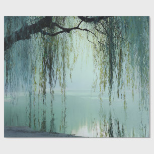 Serene Wilgenboom Reflectie Natuur Kunst (4) Cadeaupapier