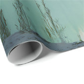 Serene Wilgenboom Reflectie Natuur Kunst (4) Cadeaupapier (Rol Hoek)