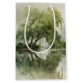 Serene Wilgenboom Reflectie Natuur Kunst (5) Medium Cadeauzakje (Voorkant)