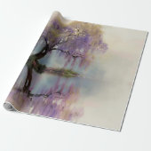 Serene Wilgenboom Reflectie Natuur Kunst (6) Cadeaupapier (Uitgerold)