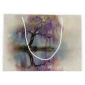 Serene Wilgenboom Reflectie Natuur Kunst (6) Groot Cadeauzakje (Achterkant)