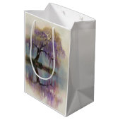 Serene Wilgenboom Reflectie Natuur Kunst (6) Medium Cadeauzakje (Achterkant Gekanteld)