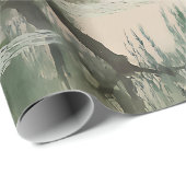 Serene Wilgenboom Reflectie Natuur Kunst (7) Cadeaupapier (Rol Hoek)