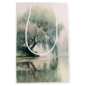 Serene Wilgenboom Reflectie Natuur Kunst (7) Medium Cadeauzakje (Voorkant)