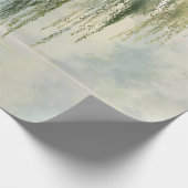 Serene Wilgenboom Reflectie Natuur Kunst (9) Cadeaupapier (Hoek)