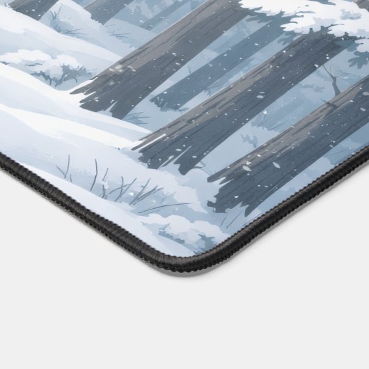 Serene Winter Forest Mouse Pad (Hoek)
