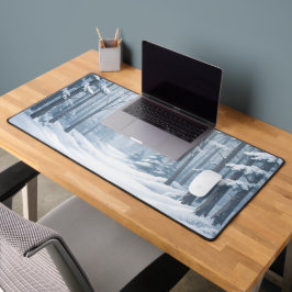 Serene Winter Forest Mouse Pad