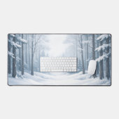 Serene Winter Forest Mouse Pad (Keyboard & Muis)