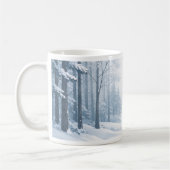 Serene Winter Forest Mug Koffiemok (Links)