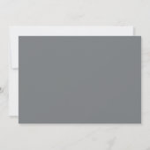 Serene Winter Minimalistische Foto Save The Date (Achterkant)
