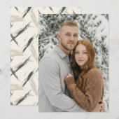 Serene Winter Photo Kaart (Voorkant / Achterkant)