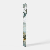 Serene Winterlandschap Hoestelletje iPhone 15 Case (Rechterkant)