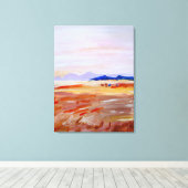 Serene Woestijn Horizon Canvas Afdruk (Insitu (Houten vloer))