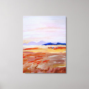 Serene Woestijn Horizon Canvas Afdruk