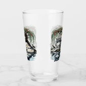 Serene Wolf Familie Oase in Idyllische Natuur Glas (Links)