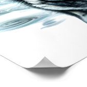 Serene Wolf Familie Oase in Idyllische Natuur Poster (Hoek)