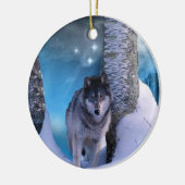 Serene wolf Ornament (Links)