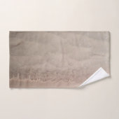 Serene Zee Ontmoet Zandstrand 1 Bad Handdoek (Handdoek)