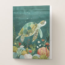 Serene Zeeen schildpad: onderwater oase