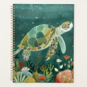 Serene Zeeen schildpad: onderwater oase Planner (Voorkant)