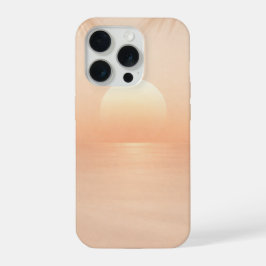 Serene zomersonsondergang met palmschaduwen iPhone 15 pro case