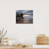 Serene Zonsondergang Oever Poster (Keuken)