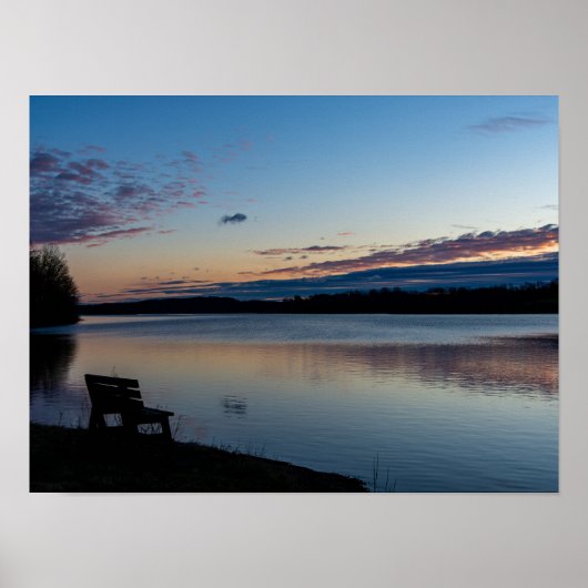 Serene zonsopgang poster (Voorkant)