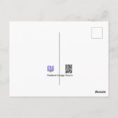 Serene Zwaan & Libelle Condoleancekaart Briefkaart (Achterkant)